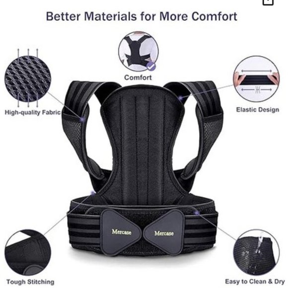 Adjustable Posture Corrector back brace EUC - Picture 3 of 12